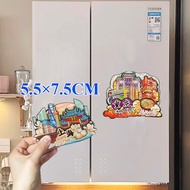 Chinese City Collection Fridge Magnet Chongqing Chengdu Shanghai Tourism Souvenir Creative Art