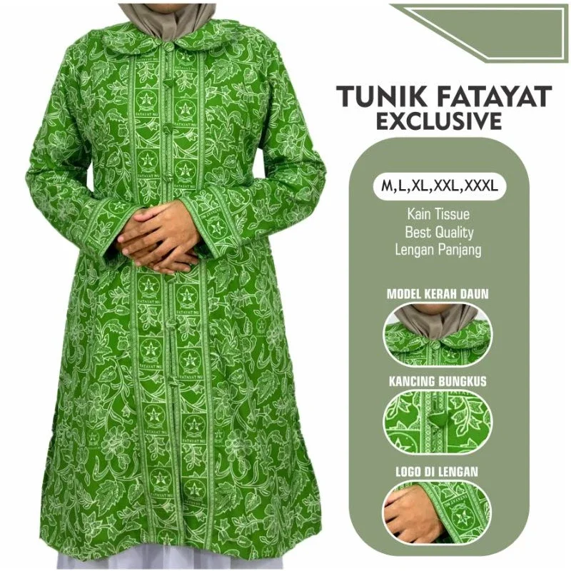 Tunik Fatayat NU Terbaru || Batik Fatayat NU Terbaru || Baju Fatayat NU Terbaru