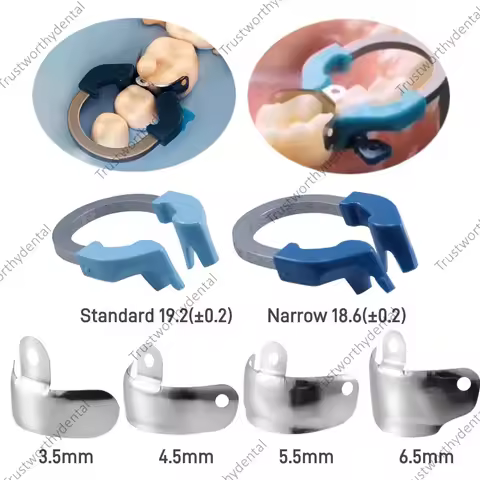 Dental Matrix Ring Bands Sectional Matrice Clamp Forcep Tooth Restoration MolarFits universal bands 
