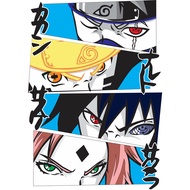 Naruto Team7 2023 Series Stickers Anime design Waterproof