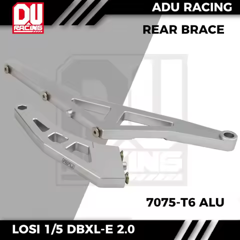 ADU Racing 7075-T6 AL Rear Chassis Bracket Brace for Losi DBXL-E 2.0 Desert Buggy RC CAR