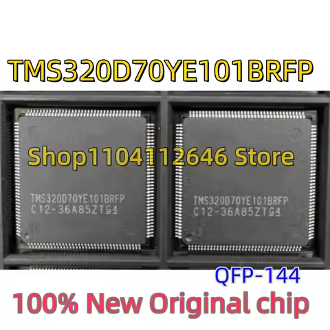 1pcs/lot 100% New TMS320D70YE101BRFP IC QFP-144 embedded processor IC chip package Chipset