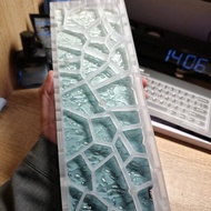 Translucent Material Hollow GH60 Keyboard Case Lightweight Frosted 60% Keyboard Shell for Gamers