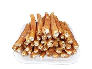 ด็อกฟิน (Dogfin) ไก่อบแห้ง ขนาด 500 กรัม - 1 กิโลกรัม ขนมสุนัข ราคาส่งถูกสุดๆ!!!!(DC36 เบคอนพันนมผูก