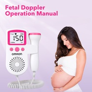Omron Ultrasound Fetal Doppler Baby Heart Monitor Medical Device with LCD Screen Heart Rate Monitor