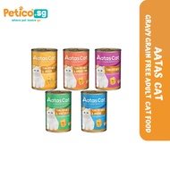 Aatas Cat 400g Soupy Stew In Gravy Grain-Free Adult Canned Cat Food (Tuna/Tuna Chicken/Tuna Sardine/