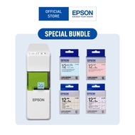 Epson Labelworks LW-C410 Label Printer Bundle