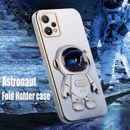 Casing For Realme GT Neo3 Neo2 Neo GT2 3T 2T 3 2 Pro GT ME Explorer Master Edition Phone Case Soft TPU 3D Astronaut Folding Stand Drop Resistant Plating Cover