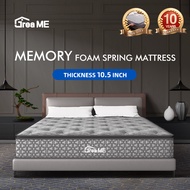 Dreame 10.5inch Memory Foam matress Spring Mattress 5 Star Hotel Deluxe matress foam bed 10Years War