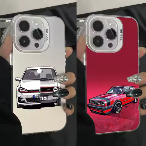Golf MK1 GTI Car V-VolkswagenES Phone Case For iPhone 16,15,14,13,12,11,Pro,Max,Plus,Mini,XS Anti Fa