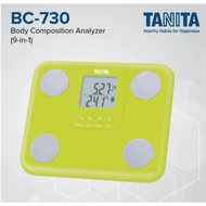 TANITA BC-730 COMPACT 9-IN-1 PLASTIC BODY COMPOSITION MONITOR (Green)
