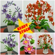 READY STOCK BUNGA HIASAN KAWAT BULU/ TERATAI KAWAT BULU / ORKID KAWAT BULU/ BUNGA KAWAT BULU VIRAL
