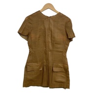 Akris Dress Zip Brown Women Direct from Japan Secondhand