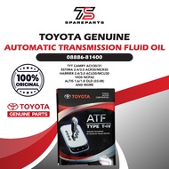 08886-81400 Toyota Genuine ATF TYPE T-IV 4L Automatic Transmission Fluid Oil Minyak Gearbox Original
