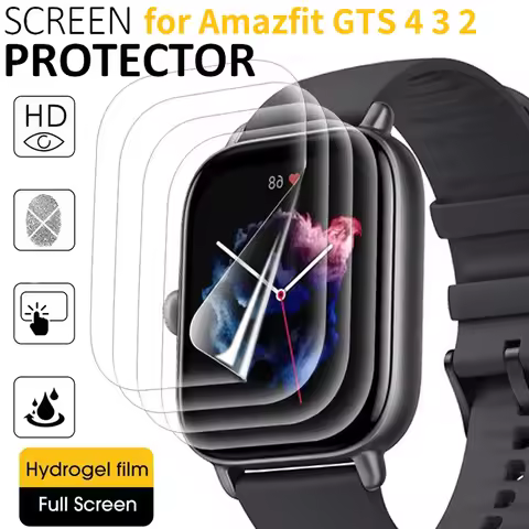 Soft TPU Protective Film for Amazfit GTS 4 3 2 GTS4 Mini TPU Screen Protector Film for Amazfit GTS/G