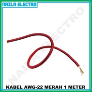 MERAH (3 Mtr) Red AWG-22 Fiber Cable / AWG 22 Cable / AWG Copper Fiber Cable