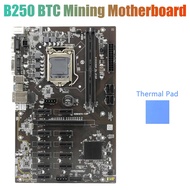 B250 BTC Mining Motherboard with Thermal Pad 12XGraphics Card Slot LGA 1151 USB3.0 SATA 3.0 for BTC 