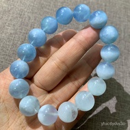PUTIH Aquamarine White Cloud Blue Sky Bracelet Aquamarine Heart Gradient Bracelet Gradient Aquamarin