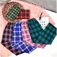 COD Checkered Cotton Pajama Pants For Women SleepWear