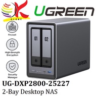 UGREEN NASYNC DXP2800 2-BAY DESKTOP NAS, INTEL N100 QUAD-CORE CPU, 8GB DDR5 RAM, 2.5GBE, 2 * M.2 NVM