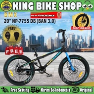 Sepeda Bmx Anak Laki-Laki 20 Inch Bmx Phoenix 7755 Cakram ( BONUS )