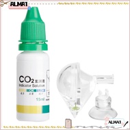 ALMA CO2 Monitor, Suction Cups Monitor Kit CO2 Drop Checker, Monitor Checker Acrylic Drop Shape CO2 