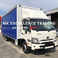 2024  New Hino Curtain Sider Truck Box Van Lorry Lori Curtain Sider XZC710L 15ft -Booking Fees Only