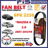 FIS Gaido Fan Belt Mazda 6 2.0 Air Cond Alternator Power Steering Belt 6PK2250 6PK2255 Tali Kipas Ke