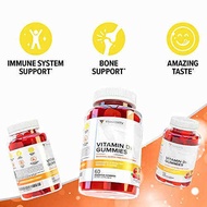 [PRE-ORDER] Vitauthority Vitamin D3 Gummies: Best Tasting Vitamin D (D3) Gummy Vitamins, 60 Chews (ETA: 2022-08-21)