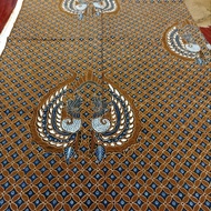 Full Written batik Cloth With kawung Sogan garuda motif