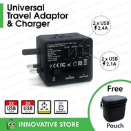 (((Can Pay In Place))) 4usb Travel Adapter | Usb Charger Code 338