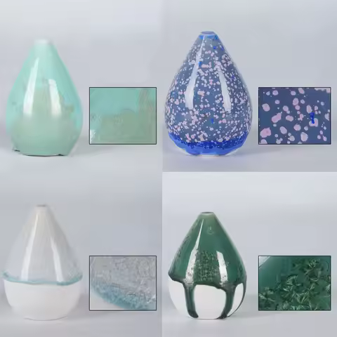 500ml Ceramic Art Kiln Change Crystal Glaze Color Bright Smooth Pottery Bar Teaching Special High Te
