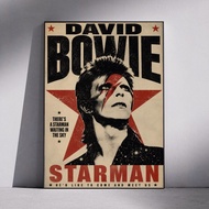 David Bowie Frameblock Poster - Aesthetic Home Decor Wall Decoration Display