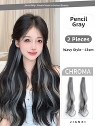 Vibrant Colored Clip-in Hair Strands Earloop