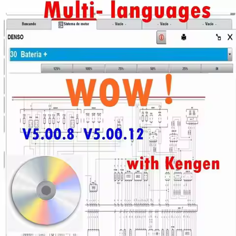 2024 Hot Sale W-ur-th WOW V5.00.12 WOW 5.00.8 R2 Software Multi-languages with Keygen For Tcs Multi-