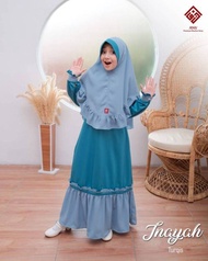 Anv | Gamis inayah KIDS set jilbab cantik