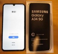 三星 Galaxy A34 5G 6G/128G (黑) 2023.08.06 購入,近全新 + 保貼