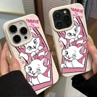 Cartoon Marie Phone Cover, Shockproof Protective Phone Casing, Compatible with iPhone 15Plus 15 14 1