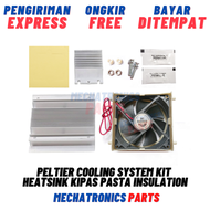 [SEN-0048] PELTIER COOLING SYSTEM KIT PENDINGIN PELTIER TEC1-12706 SET HEATSINK PELTIER