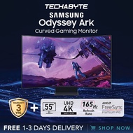 SAMSUNG Odyssey Ark S55BG970 | 55" UHD | VA | 165Hz | 1ms | 1000R Curved Gaming Monitor (LS55BG970NEXXS)