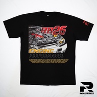 Rafs Industries "RB26 ENGINE" Black Tshirts