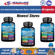 【Buy 3 get 1 free】 Corti-Soothe Cortisol Magnesium Glycinate L-Theanine Health Supplement Capsule Pa