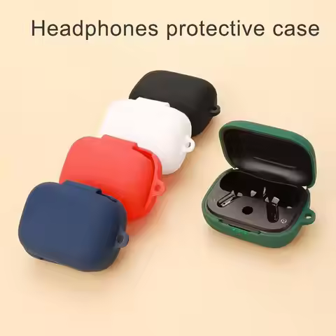 Silicone Protective Case For EarFun Air Pro 4 Lightweight AntiScratch Dustproof Wireless Headphone F