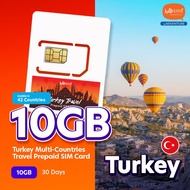 Hello1010 Turkey Multi Countries Travel Prepaid SIM Card