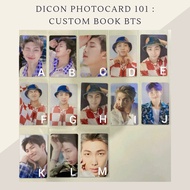 Dicon PHOTOCARD 101: CUSTOM BOOK BTS RM (OFFICIAL)