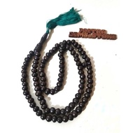 Tasbih Kayu Gaharu Hitam 8Mm 99Butir Asli Wangi Khas Gaharu Kalimantan