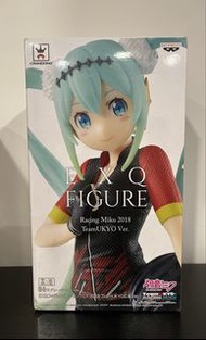 全新眼鏡廠 初音Figure Racing Miku 2018 Team Ukyo Support Ver. 初音未來 初音 ミクHatsune Miku EXQ Figure