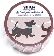 DogSAIENTR-4023 Japanese Washi Masking Tape, Made in Japan, 0.8 inches (20 mm) x 16.4 ft (5 m)