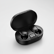 E6S TWS Bluetooth Earbuds, 9D Stereo Sound, LED Display, Waterproof, Noise Cancelling, with Mic  E6S