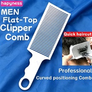 Barber Fade Comb, Professional Curved Positioning Comb, Hair Cutting Comb Flat Top Comb Clipper Comb